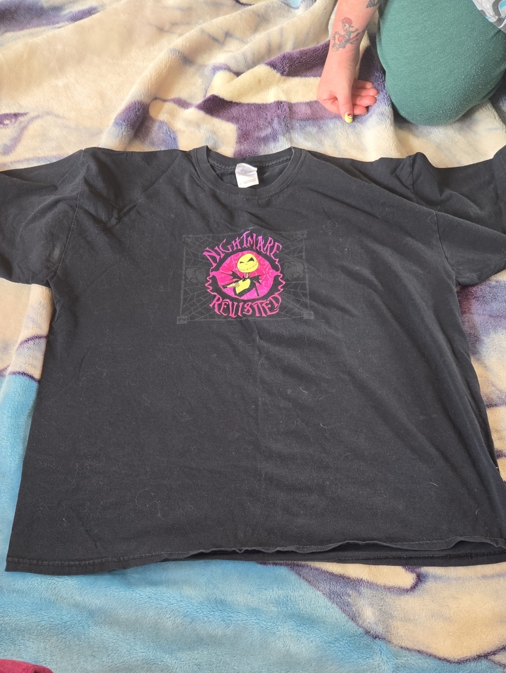 Nightmare Revisited Black Womans Graphic Tee